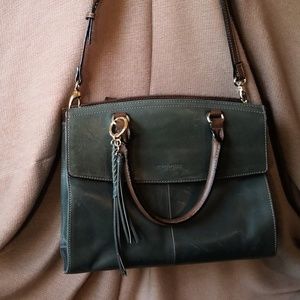 Tignanello Soft Sage Leather Purse